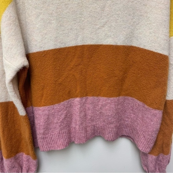 Madewell Striped Gladwell Color Block Sweater - Picture 5 of 12